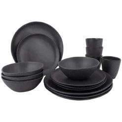 Bo-Camp Urban Outdoor Hoxton 16-delig Serviesset - Grey -Bo-Camp 04fe717a381f3633