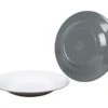 Bo-Camp Two-Tone Set Van 4 Melamine Diepe Borden - Grey -Bo-Camp 0eea764f13336e41