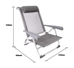 Bo-Camp Saint-Tropez Grey Strandstoel -Bo-Camp 136a330965b34230