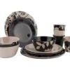 Bo-Camp Mix & Match 16-delig Serviesset - Beige/Black