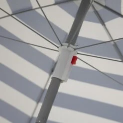 Bo-Camp Ø 165 Cm Gestreepte Beach Parasol Met Knikarm -Bo-Camp 62a20bf5d9e4d0.00366243