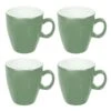 Bo-Camp Two-Tone Set Van 4 Melamine Mokken - Green -Bo-Camp 65bb95ff512713.25933305