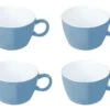 Bo-Camp Two-Tone Set Van 4 Melamine Soepkommen - Blue -Bo-Camp 65c0b8c4422696.70063739