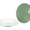 Bo-Camp Two-Tone Set Van 4 Melamine Diepe Borden - Green -Bo-Camp 65c0cde858c8f5.33292849