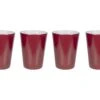Bo-Camp Two-Tone Set Van 4 Melamine Bekers - Red -Bo-Camp 6610920aa986017d
