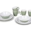 Bo-Camp Two-tone Green 16-delig Serviesset -Bo-Camp 6647783e926fa7.22029515