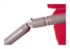 Bo-Camp Ø 165 Cm Parasol Met Knikarm - Red -Bo-Camp 66477f73569cb6.19852516