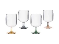 Bo-Camp Pastel Ornans Set Van 4 Wijnglazen