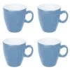 Bo-Camp Two-Tone Set Van 4 Melamine Mokken - Blue -Bo-Camp 6a943ae7f9a8ecf6