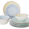 Bo-Camp Pastel Barfleur 12-delig Serviesset -Bo-Camp 7cee11a5ed3884cd