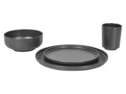 Bo-Camp Industrial Patom 16-delig Serviesset - Anthracite -Bo-Camp bo camp industrial patom 16delig serviesset anthracite11 ecommerce