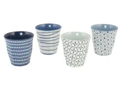 Bo-Camp Mix & Match Blauw 16-delig Serviesset -Bo-Camp bo camp mix match blauw 16 delig serviesset16 ecommerce