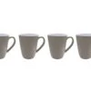 Bo-Camp Two-Tone Set Van 4 Melamine L Mokken - Taupe -Bo-Camp dc0445da39911d38