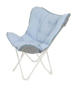 Bo-Camp Pastel Collection Murat Vlinderstoel - Blue -Bo-Camp f9b9ad1e0315e0f2